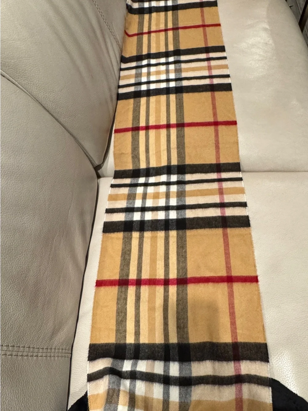 Classic Camel Plaid Women's Scarf  - VFRAAS